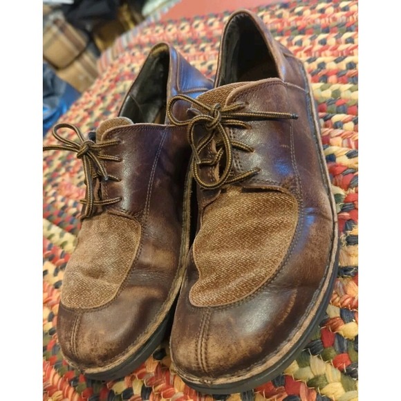 Naot Shoes - Naot Oxford Lace Up Women's 42 (11-11.5 US) Bronze Brown Distressed Leather